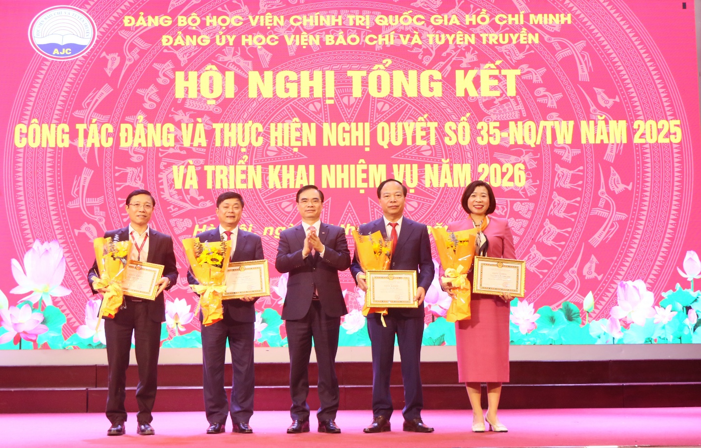 Hội nghị tổng kết công tác Đảng và thực hiện Nghị quyết số 35 – NQ/TW năm 2025, triển khai nhiệm vụ năm 2026