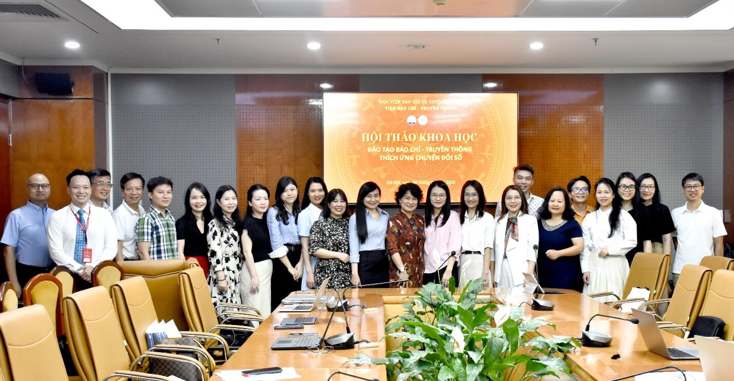 Hội thảo khoa học “Đào tạo báo chí – truyền thông thích ứng chuyển đổi số”