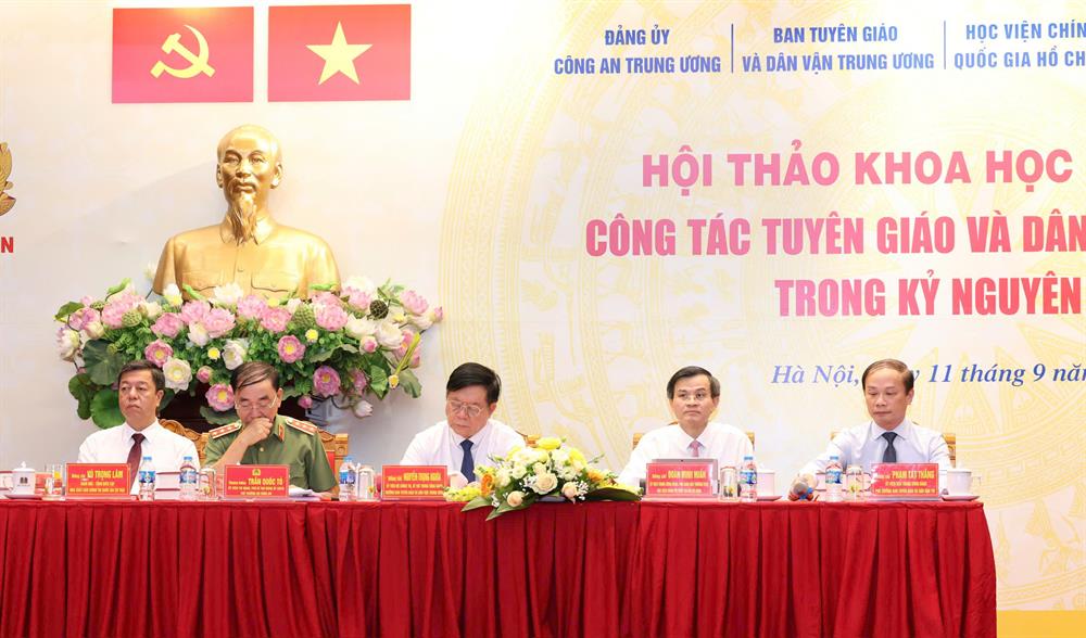 Hội thảo khoa học quốc gia “Công tác tuyên giáo và dân vận của Đảng trong kỷ nguyên mới”