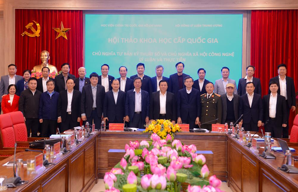 Hội thảo khoa học cấp quốc gia “Chủ nghĩa tư bản kỹ thuật số và chủ nghĩa xã hội công nghệ - Những vấn đề lý luận và thực tiễn”