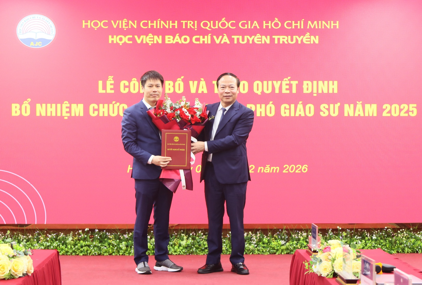 Lễ công bố và trao quyết định bổ nhiệm chức danh Giáo sư, Phó Giáo sư năm 2025