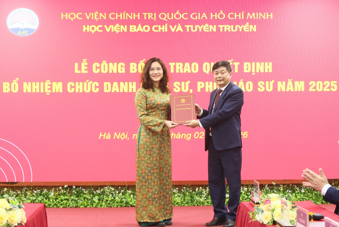 Lễ công bố và trao quyết định bổ nhiệm chức danh Giáo sư, Phó Giáo sư năm 2025