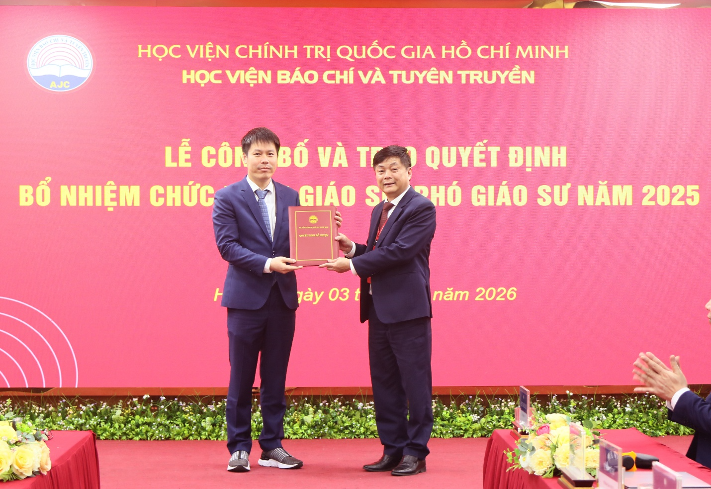 Lễ công bố và trao quyết định bổ nhiệm chức danh Giáo sư, Phó Giáo sư năm 2025