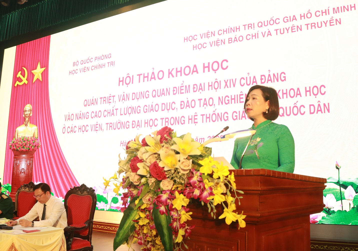 Hội thảo khoa học “Quán triệt, vận dụng quan điểm Đại hội XIV của Đảng vào nâng cao chất lượng giáo dục, đào tạo, nghiên cứu khoa học ở các học viện, trường đại học trong hệ thống giáo dục quốc dân”