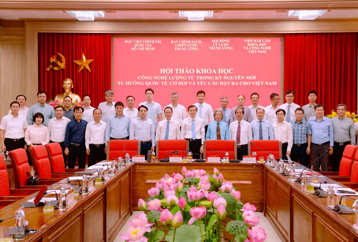 Hội thảo khoa học “Công nghệ lượng tử trong kỷ nguyên mới: Xu hướng quốc tế, cơ hội và yêu cầu đặt ra cho Việt Nam”