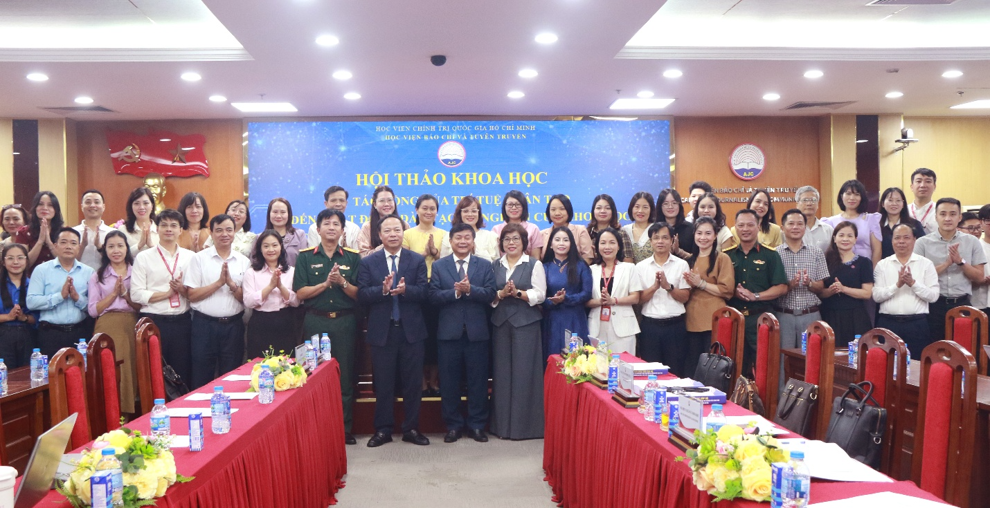 Hội thảo khoa học cấp Bộ “Tác động của trí tuệ nhân tạo đến hoạt động đào tạo và nghiên cứu khoa học tại các trường đại học khối khoa học xã hội”