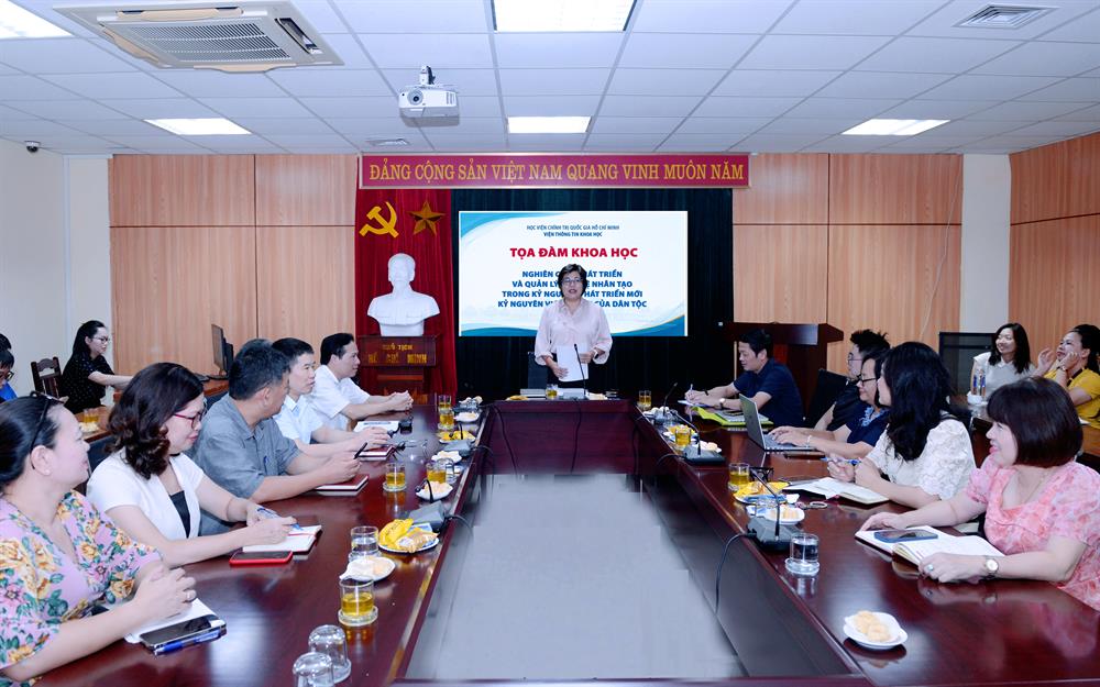 Tọa đàm khoa học “Nghiên cứu, phát triển và quản lý trí tuệ nhân tạo trong kỷ nguyên phát triển mới - Kỷ nguyên vươn mình của dân tộc”