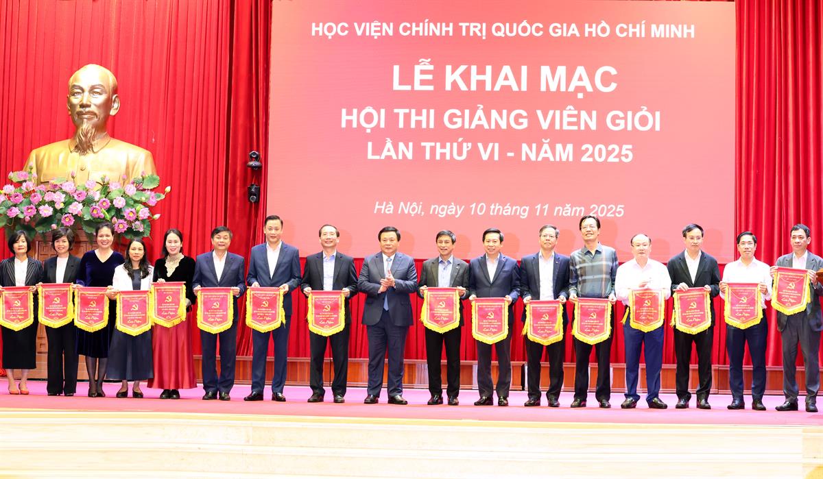 Học viện Chính trị quốc gia Hồ Chí Minh khai mạc Hội thi giảng viên giỏi lần thứ VI – năm 2025