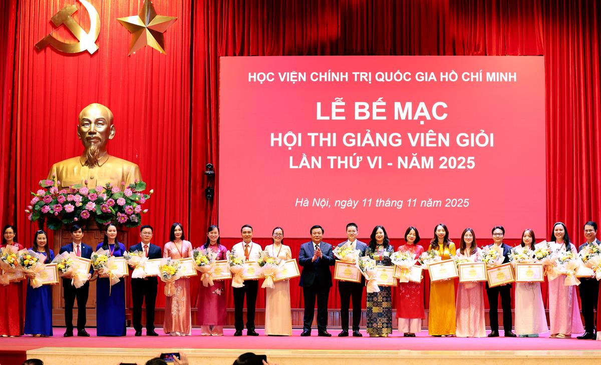 Học viện Chính trị quốc gia Hồ Chí Minh tổ chức  Hội thi giảng viên giỏi lần thứ VI – năm 2025  (ảnh)