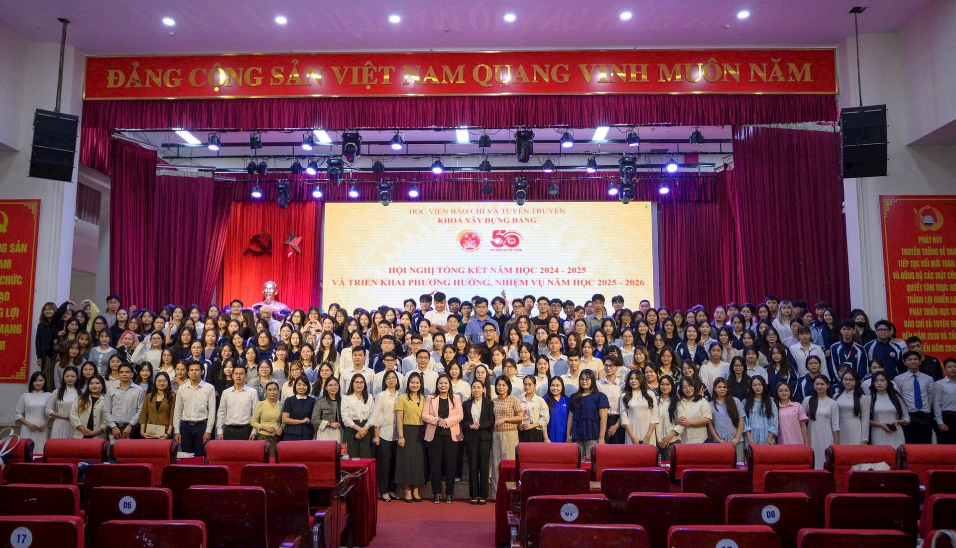 Khoa Xây dựng Đảng thuộc Học viện Báo chí và Tuyên truyền 50 năm xây dựng và phát triển