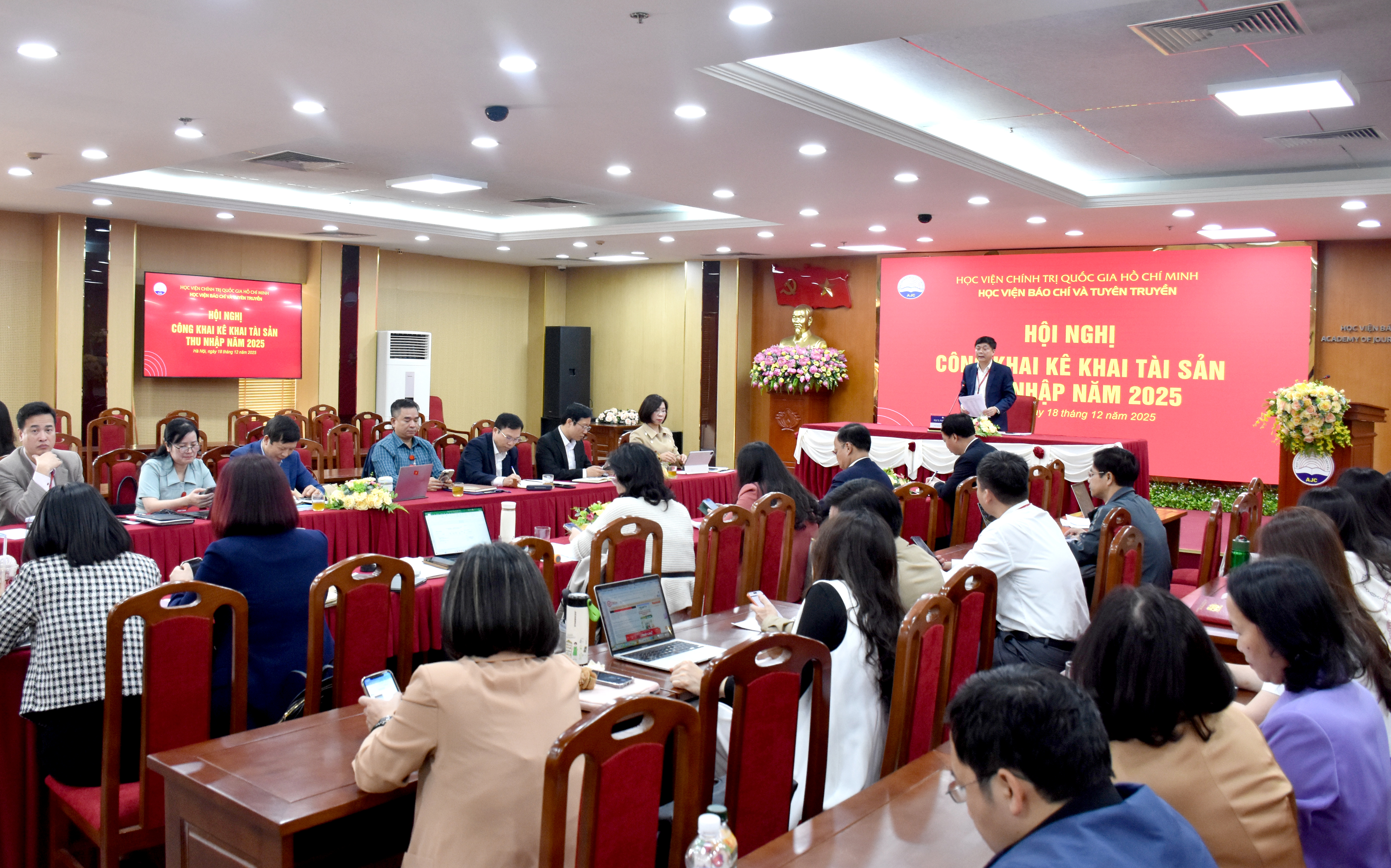 Học viện Báo chí và Tuyên truyền tổ chức Hội nghị công khai bản kê khai tài sản, thu nhập năm 2025 