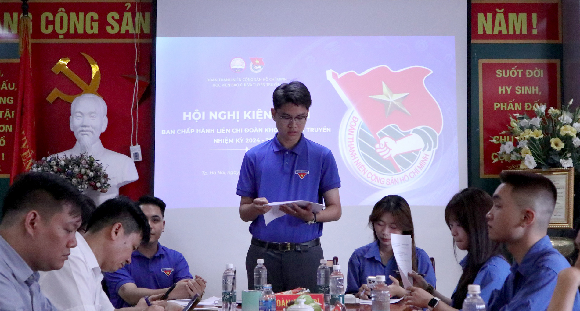 Hội nghị Kiện toàn Ban Chấp hành Liên chi Đoàn khoa Tuyên truyền nhiệm kỳ 2024 - 2027 