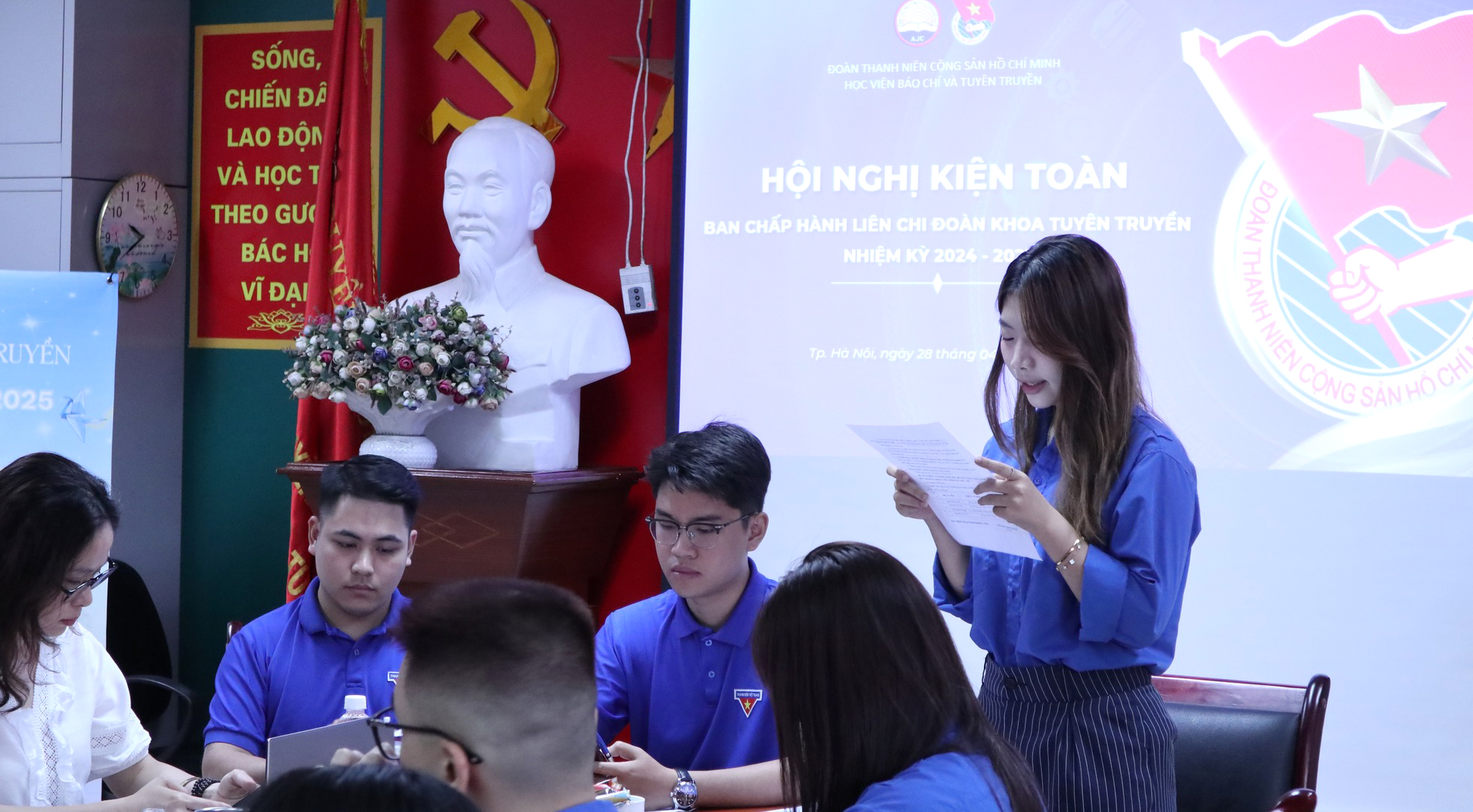 Hội nghị Kiện toàn Ban Chấp hành Liên chi Đoàn khoa Tuyên truyền nhiệm kỳ 2024 - 2027 