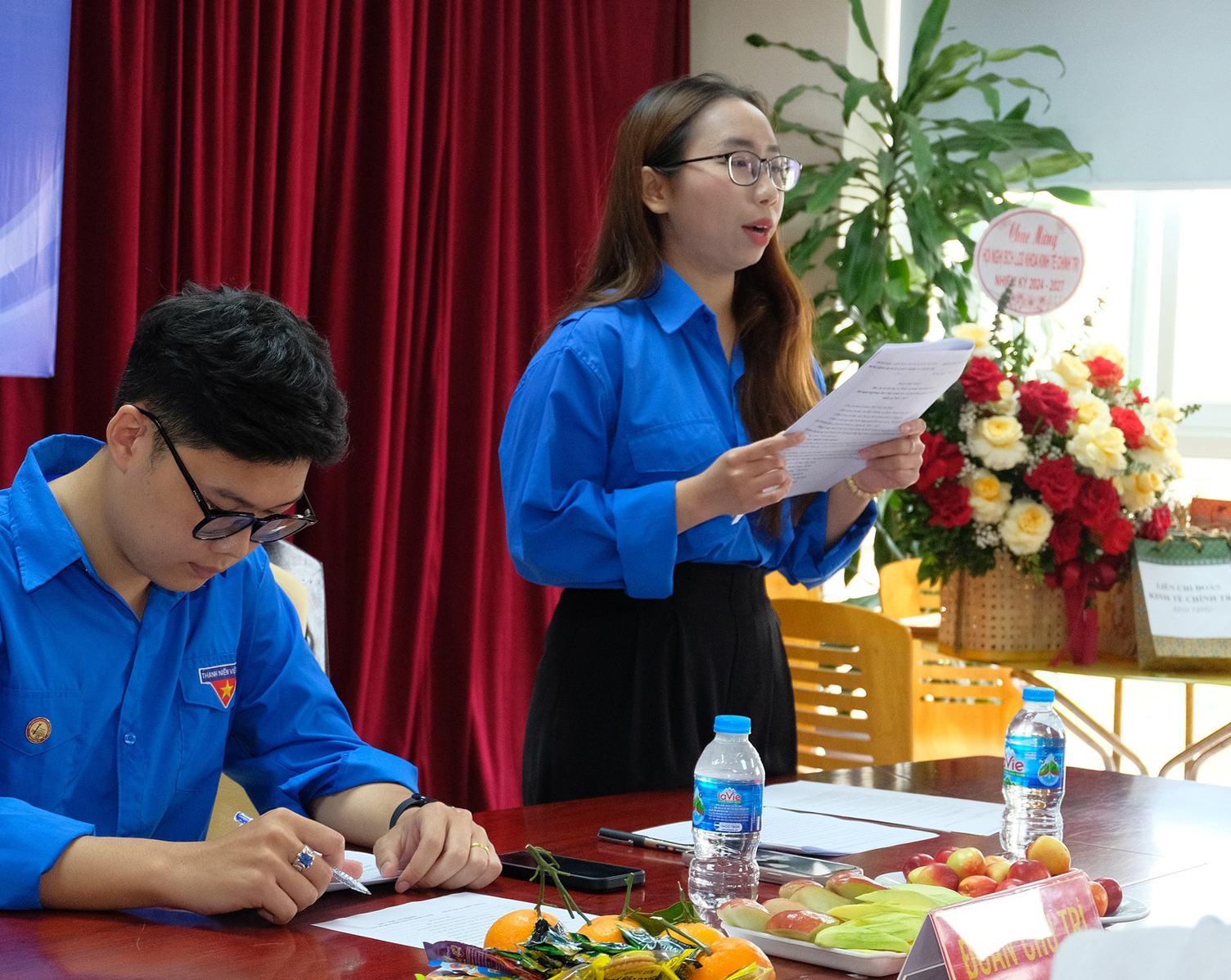 Hội nghị kiện toàn bổ sung Ban chấp hành Liên chi Đoàn Khoa Kinh tế chính trị nhiệm kỳ 2024 - 2027