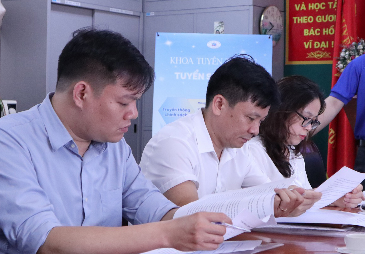 Hội nghị Kiện toàn Ban Chấp hành Liên chi Đoàn khoa Tuyên truyền nhiệm kỳ 2024 - 2027 