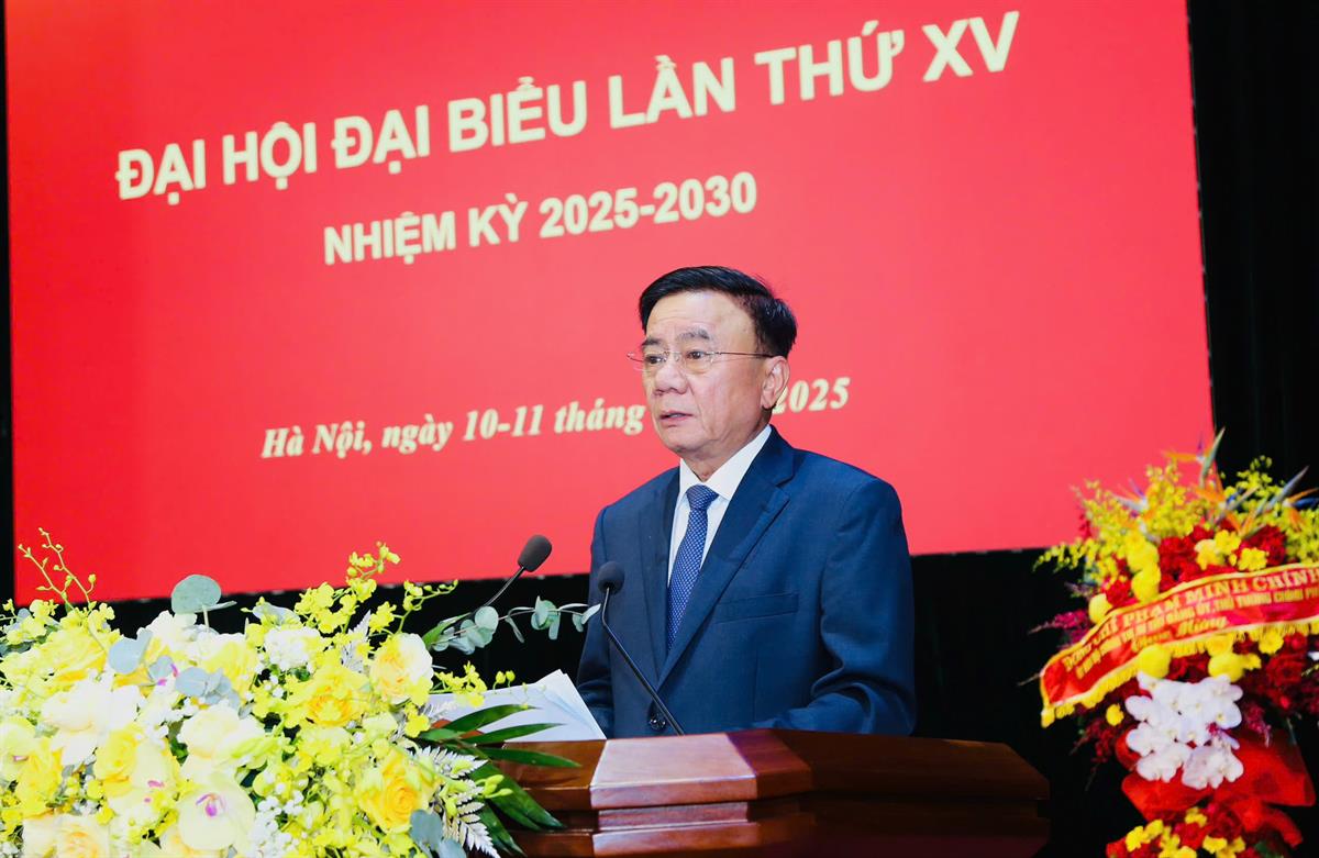 Toàn văn bài phát biểu của đồng chí Thường trực Ban Bí thư tại Đại hội đại biểu Đảng bộ Học viện Chính trị quốc gia Hồ Chí Minh lần thứ XV, nhiệm kỳ 2025-2030