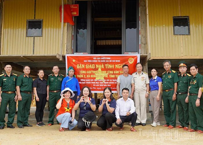 Khánh thành và bàn giao Nhà tình nghĩa cho hội viên Cựu chiến binh tại xã Hoàng Su Phì
