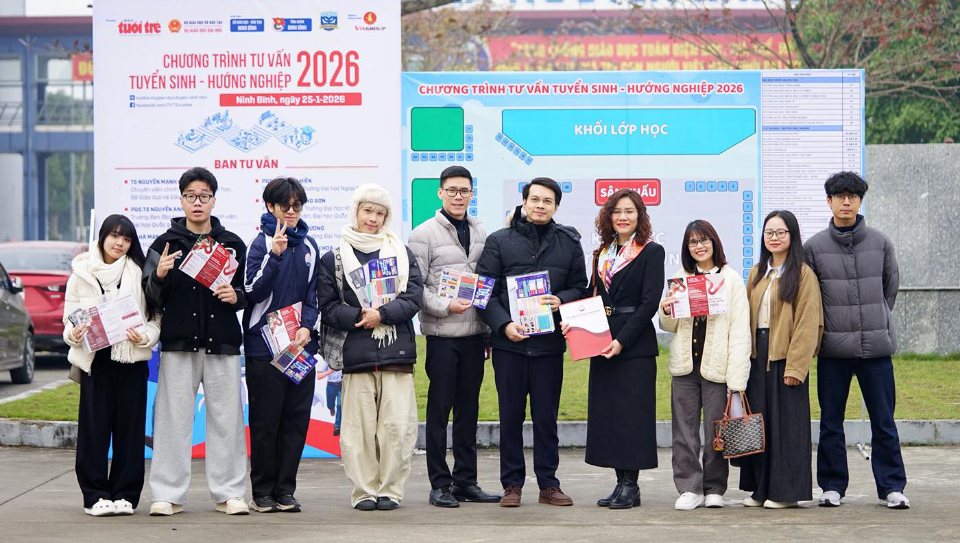 Học viện Báo chí và Tuyên truyền tham gia Ngày hội Tư vấn tuyển sinh - hướng nghiệp năm 2026 tại Ninh Bình