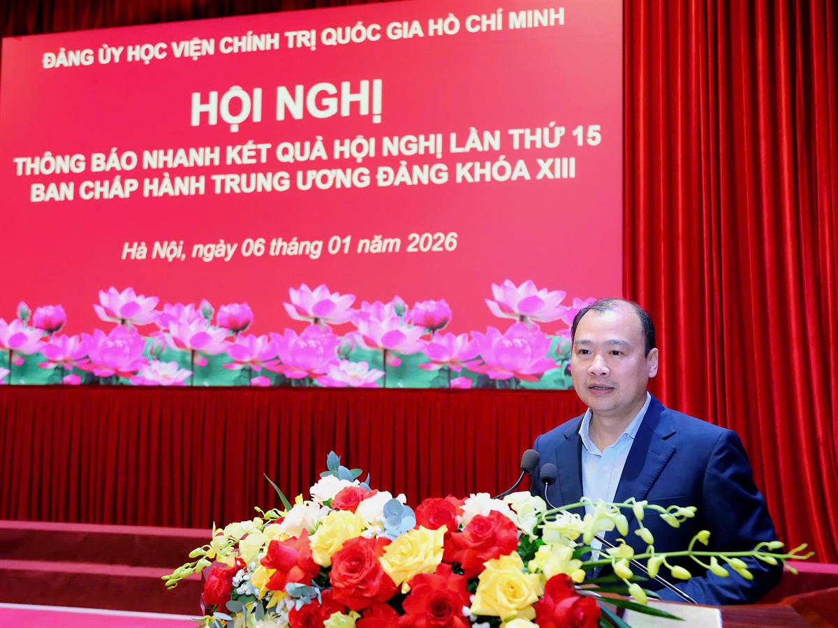 Thông báo nhanh kết quả Hội nghị lần thứ 15 Ban Chấp hành Trung ương Đảng khoá XIII