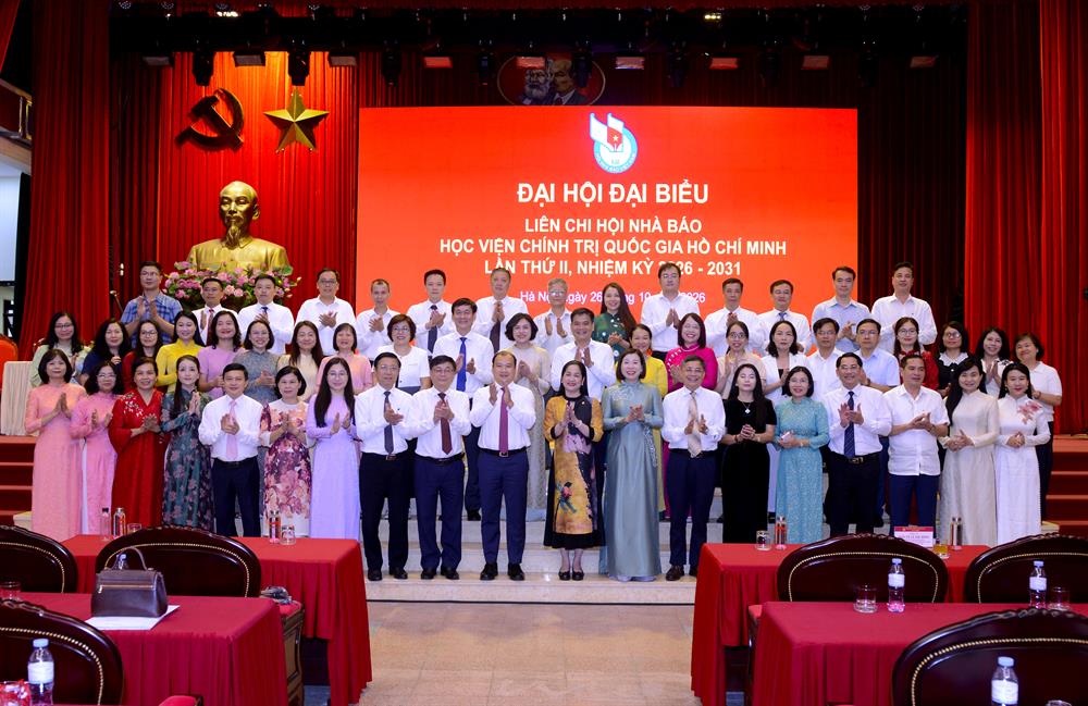 Đại hội đại biểu Liên chi hội Nhà báo Học viện Chính trị quốc gia Hồ Chí Minh lần thứ hai, nhiệm kỳ 2026-2031