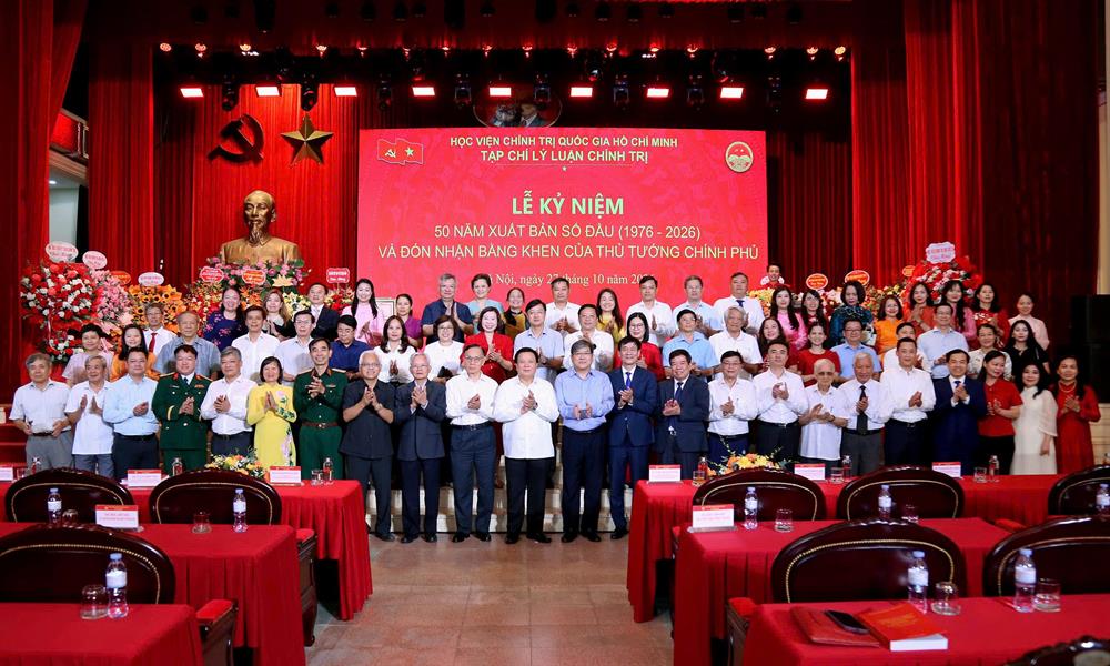 Tạp chí Lý luận chính trị kỷ niệm 50 năm xuất bản số đầu (1976-2026) và đón nhận Bằng khen của Thủ tướng Chính phủ