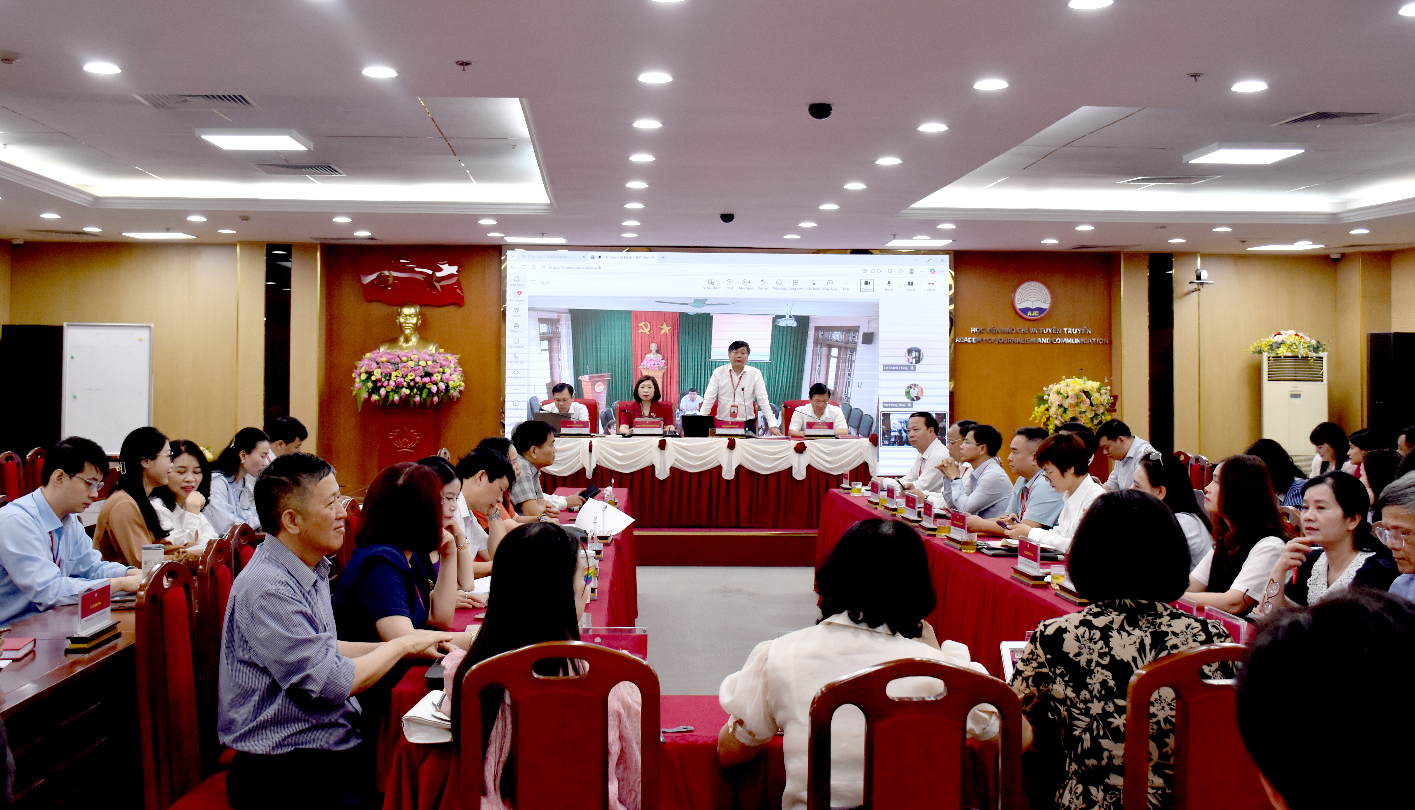 Học viện Báo chí và Tuyên truyền tổ chức Hội nghị giao ban cán bộ quản lý tháng 5/2026