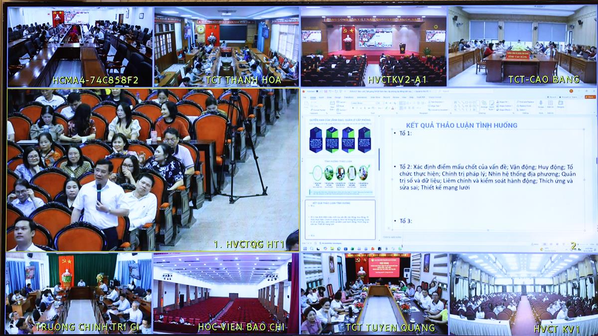 Bế mạc Hội nghị triển khai thực hiện và tập huấn mô hình giảng viên, học viên đồng kiến tạo tri thức, giá trị mới