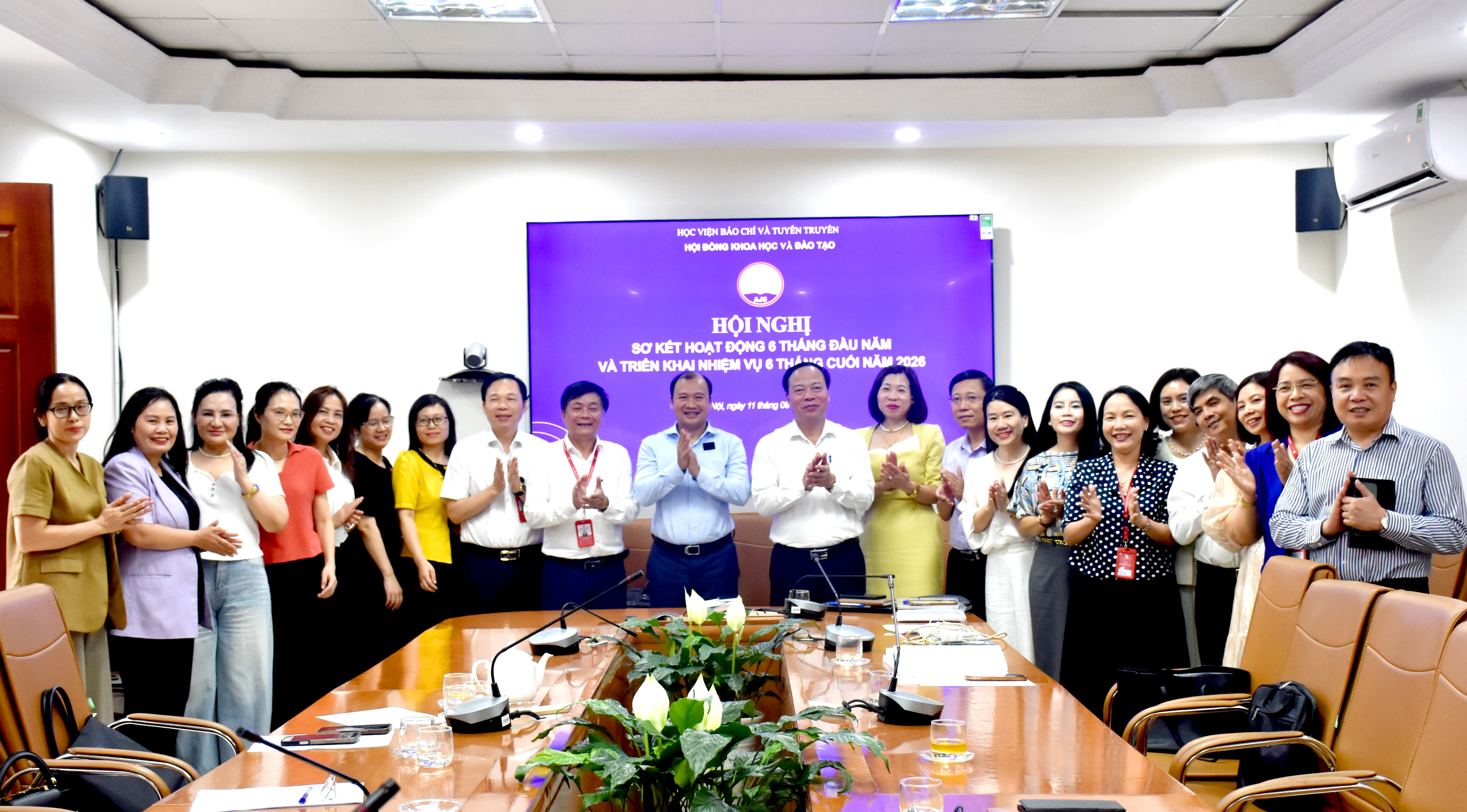 Hội đồng Khoa học và Đào tạo Học viện Báo chí và Tuyên truyền sơ kết công tác 6 tháng đầu năm, triển khai nhiệm vụ 6 tháng cuối năm 2026