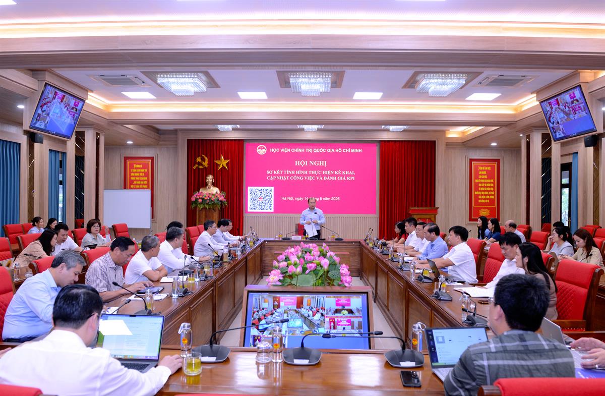 Hội nghị sơ kết tình hình thực hiện kê khai, cập nhật công việc và đánh giá KPI