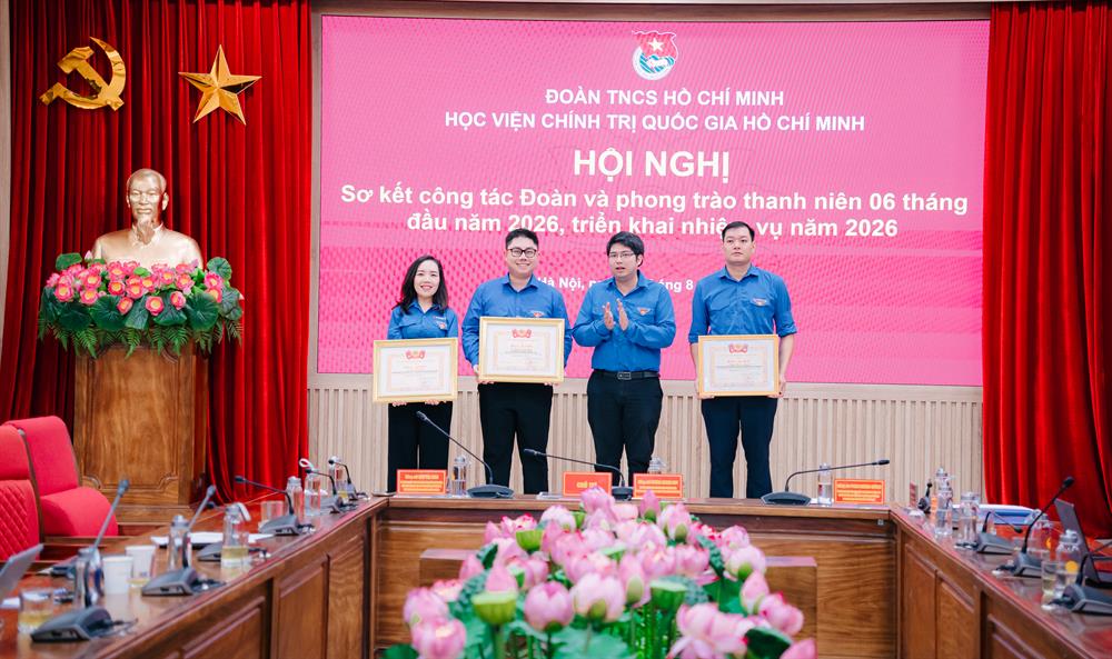 Hội nghị Sơ kết công tác Đoàn và phong trào thanh niên 06 tháng đầu năm 2026, triển khai nhiệm vụ năm 2026