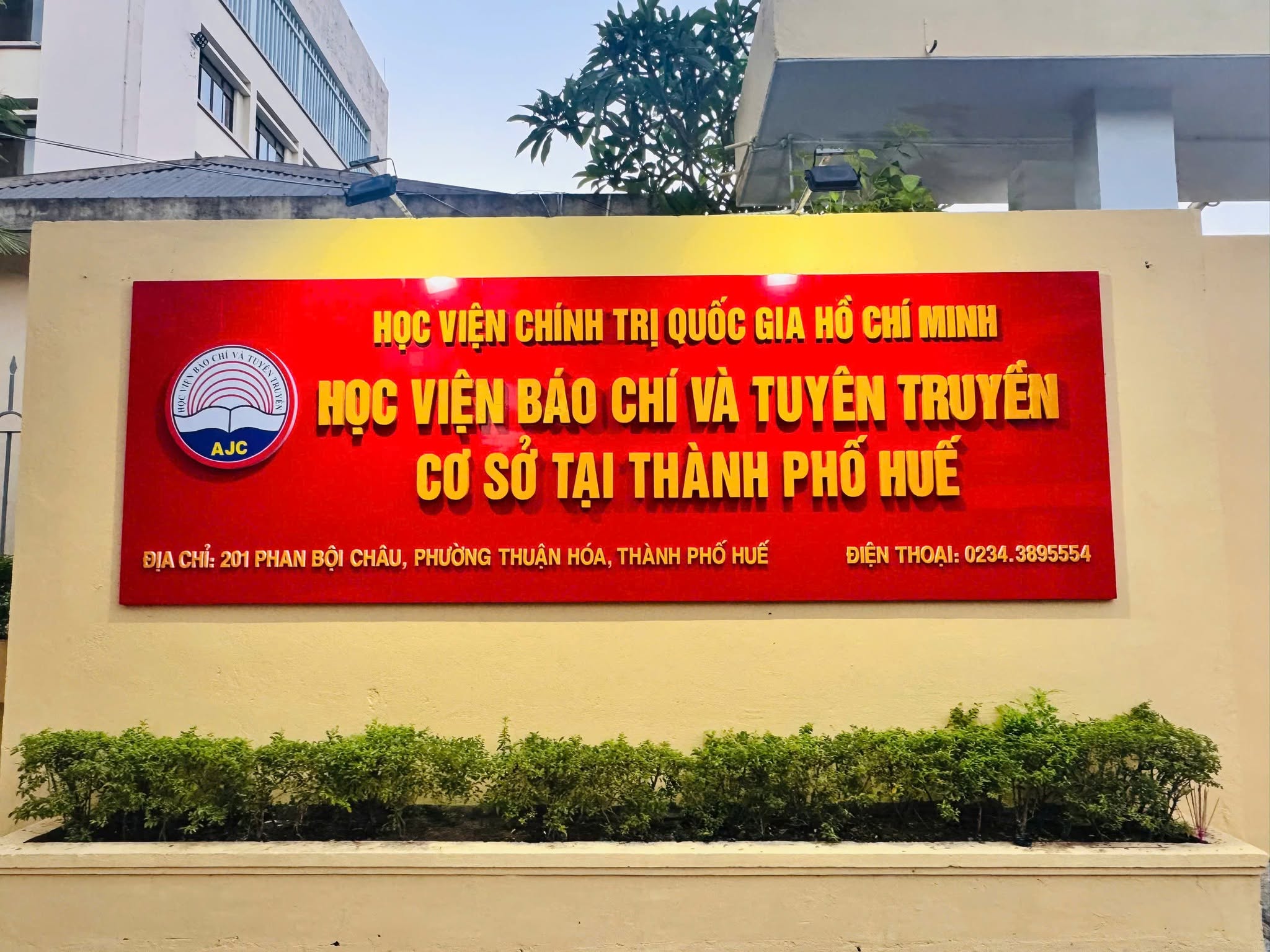  Học viện Báo chí và Tuyên truyền - Phân hiệu thành phố Huế