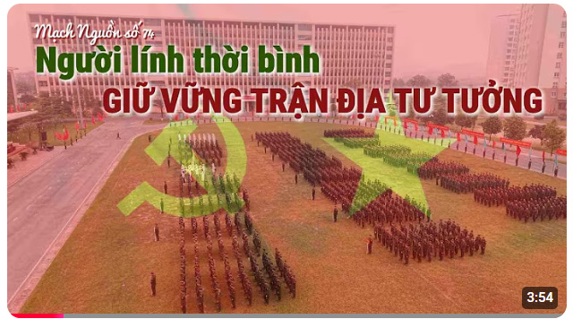 Mạch Nguồn số 74: NGƯỜI LÍNH THỜI BÌNH GIỮ VỮNG TRẬN ĐỊA TƯ TƯỞNG