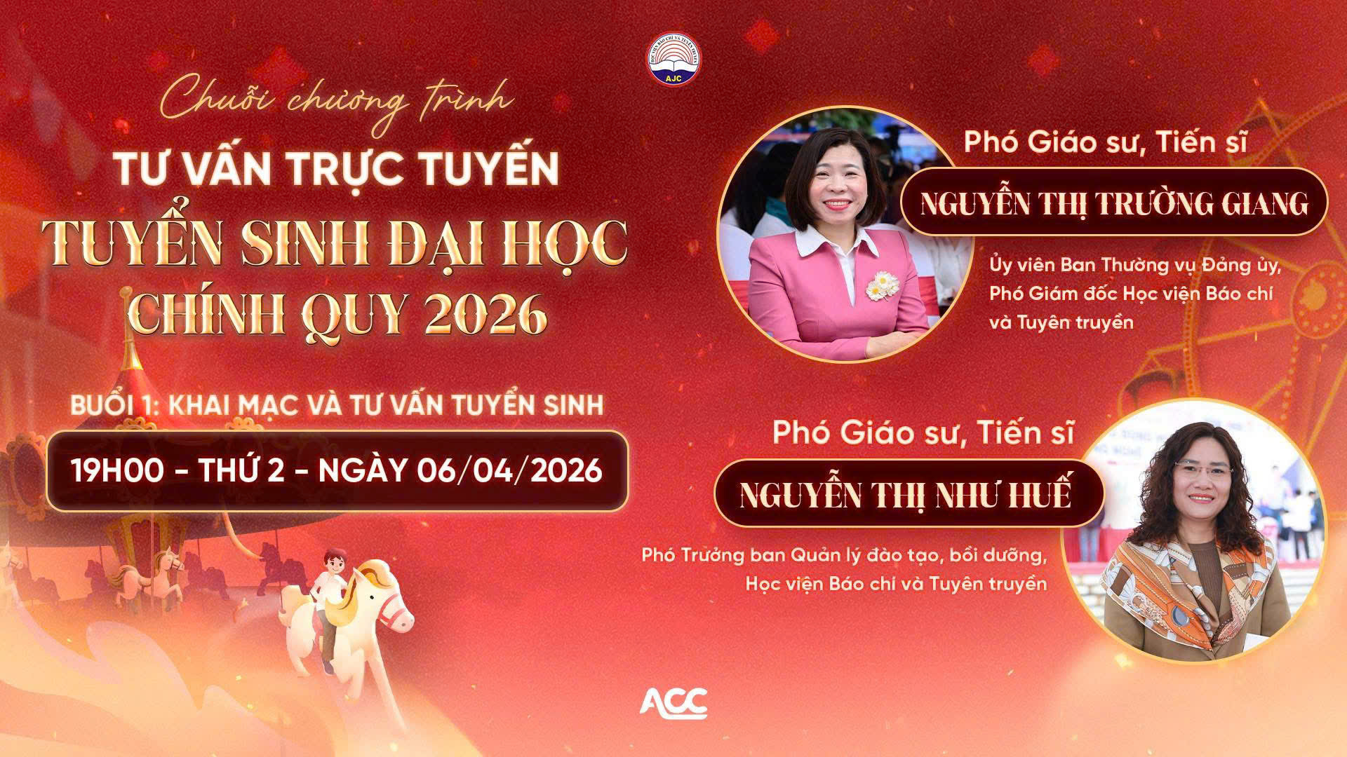 Khai mạc chương trình tư vấn trực tuyến tuyển sinh đại học chính quy năm 2026 và tư vấn buổi 1