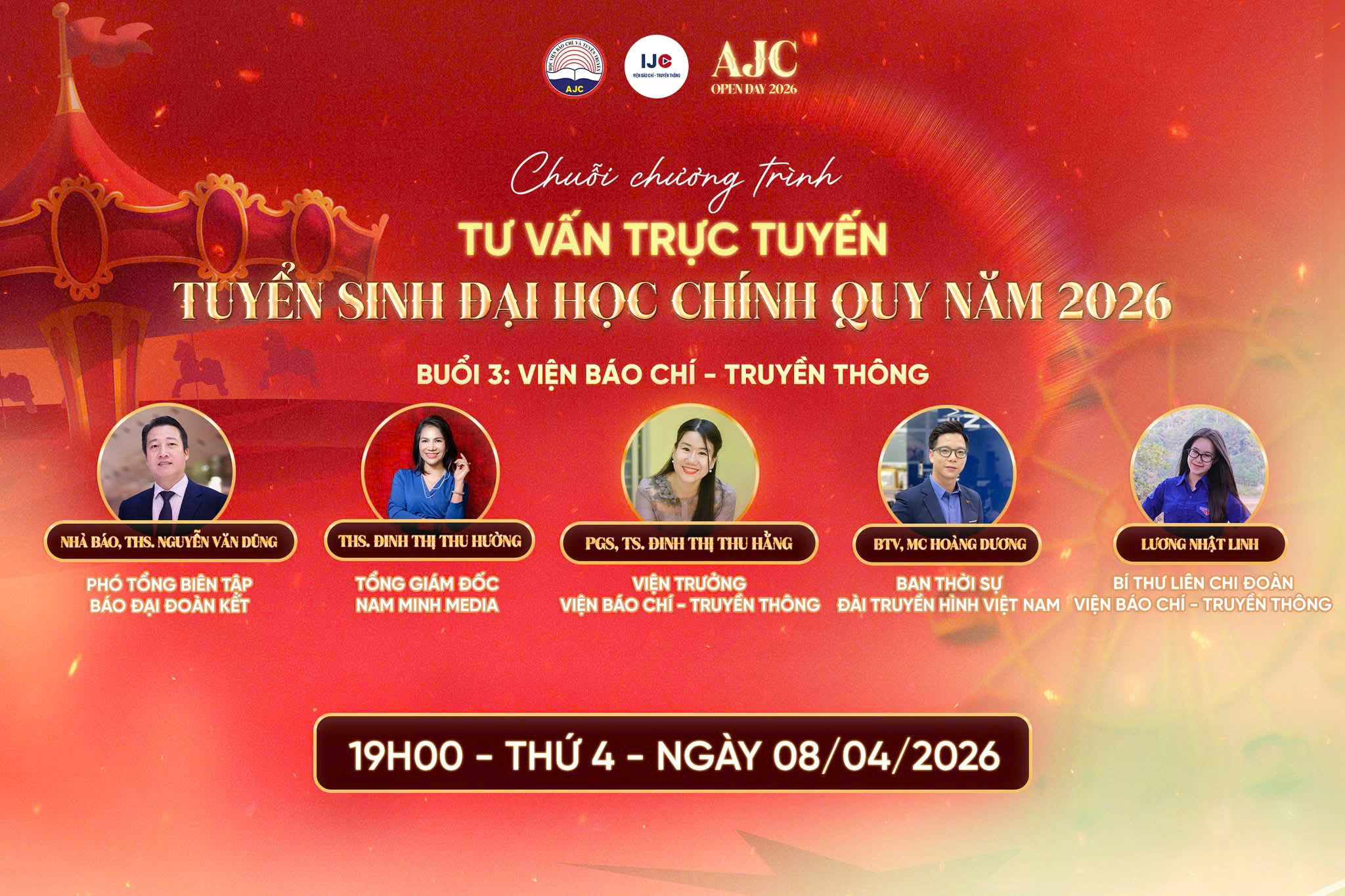 Tư vấn tuyển sinh của Viện Báo chí - Truyền thông