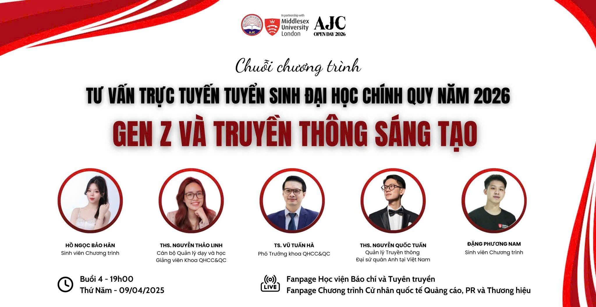 Buổi 4: Tư vấn tuyển sinh trực tuyến Chương trình cử nhân quốc tế