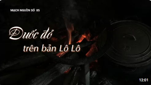 Mạch Nguồn số 85: ĐUỐC ĐỎ TRÊN BẢN LÔ LÔ